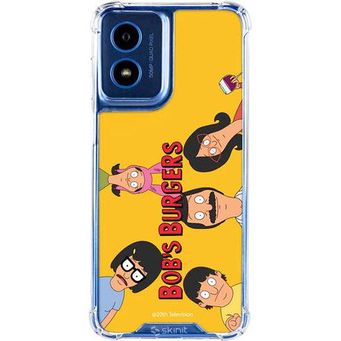Bobs Burgers Stare Moto G 5G (2024) Clear Case
